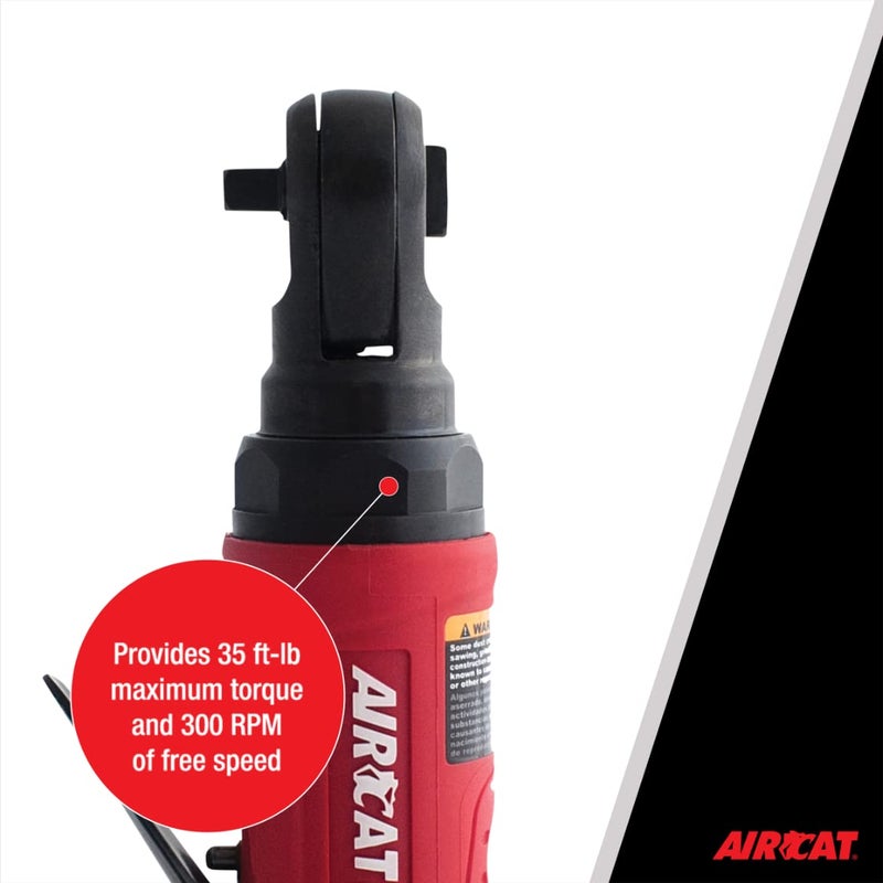 AirCat أدوات هوائية AIRCAT 807-25: مفتاح ربط صغير 300 دورة في الدقيقة، عزم دوران أقصى 35 قدم-رطل - 1/4 بوصة - Image 4